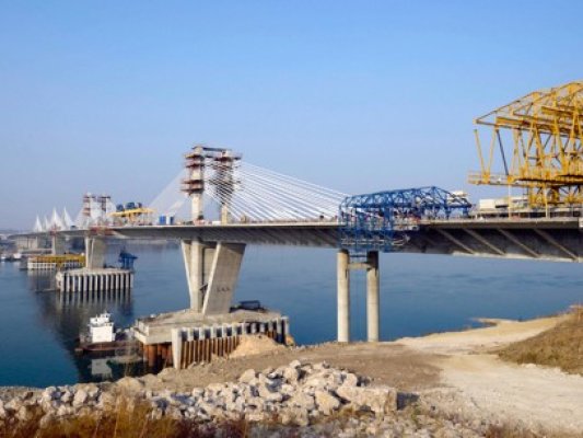 O nouă promisiune: Podul Calafat-Vidin va fi inaugurat în primăvară